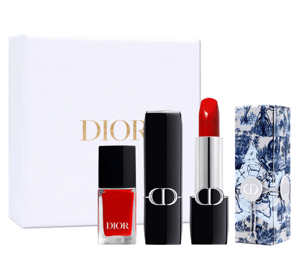 Set Quà Tặng Cao Cấp Dior Rouge 2 Món ( Son Sơn Móng )