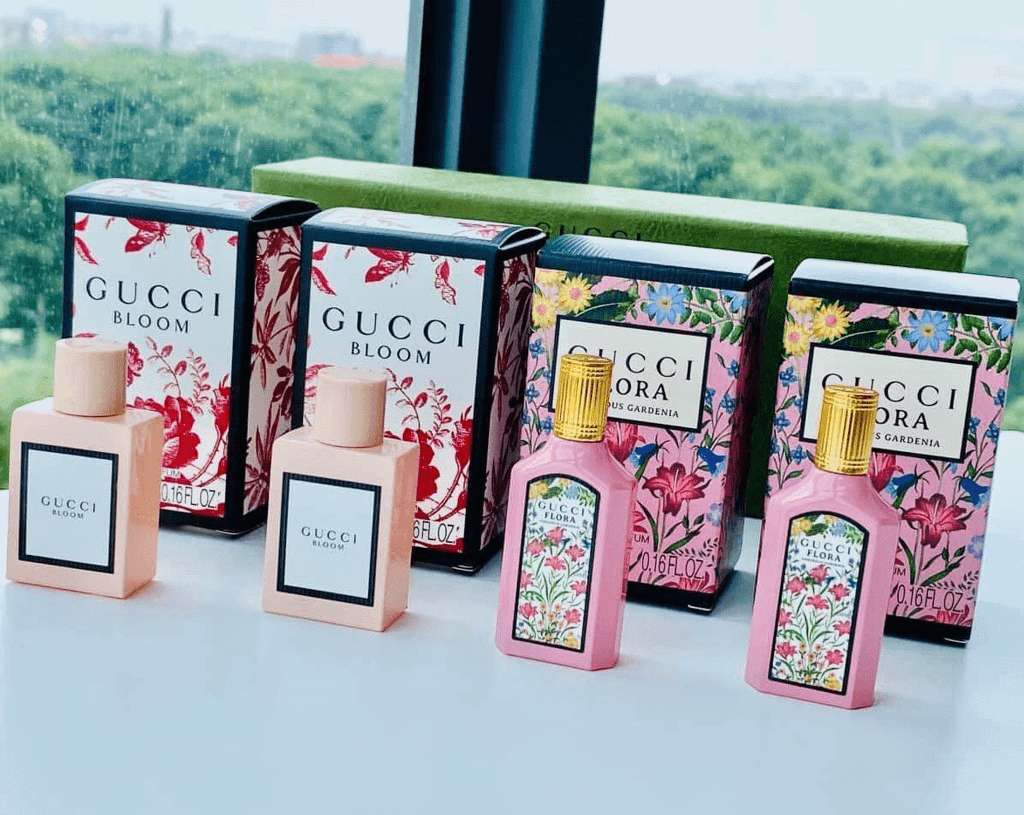GiftSet Nước Hoa Gucci Bloom & Flora 4 Chai