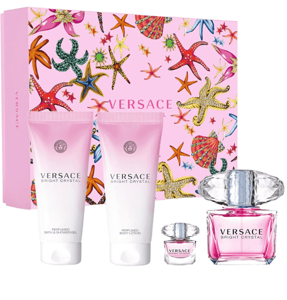 Bộ Quà Tặng Nước Hoa Versace Bright Crystal ( 90ML + 100ML + 100ML + 5ML)