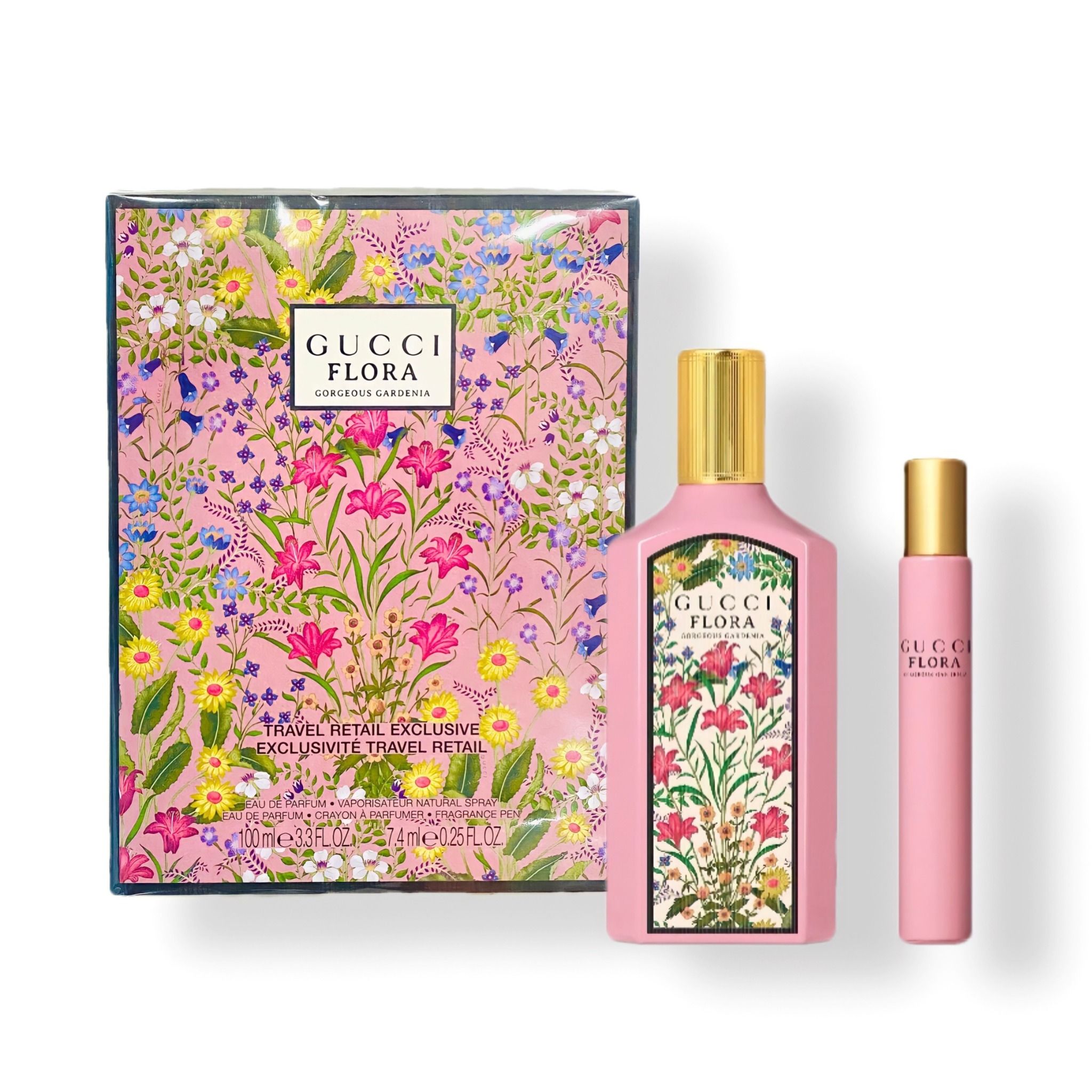 Bộ Quà Tặng Nước Hoa Gucci Flora Gorgeous Gardenia EDP 100ML +  – Thế  Giới Son Môi