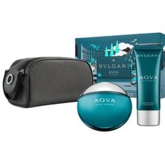 Set Nước Hoa Bvlgari Aqva Pour Homme EDT 100ML + 100ML ( Kèm Túi )