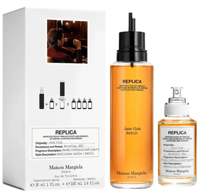 Set Nước Hoa Maison Margiela Replica Jazz Club EDT 30ML + 100ML Refill