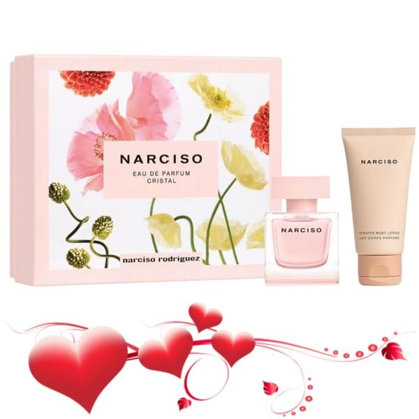 Quà 14/2 Cho Bạn Gái - Set Narciso Rodriguez Cristal EDP