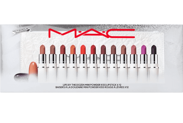 Set Son MAC Lips By The Dozen Mini Powder Kiss 12 Thỏi - Phiên Bản Đặc Biệt