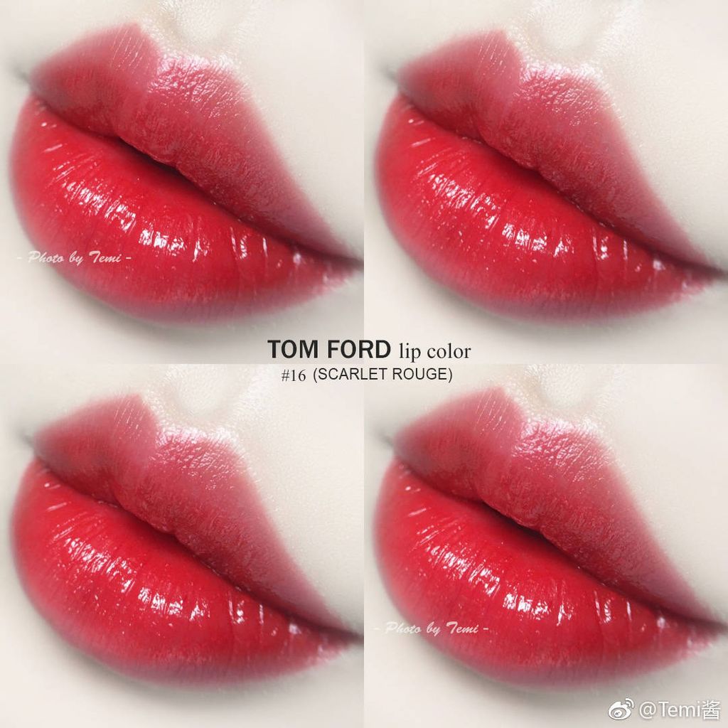 Kết quả hình ảnh cho TOM FORD - Son thỏi Lip Color (16 Scarlet Rouge)"