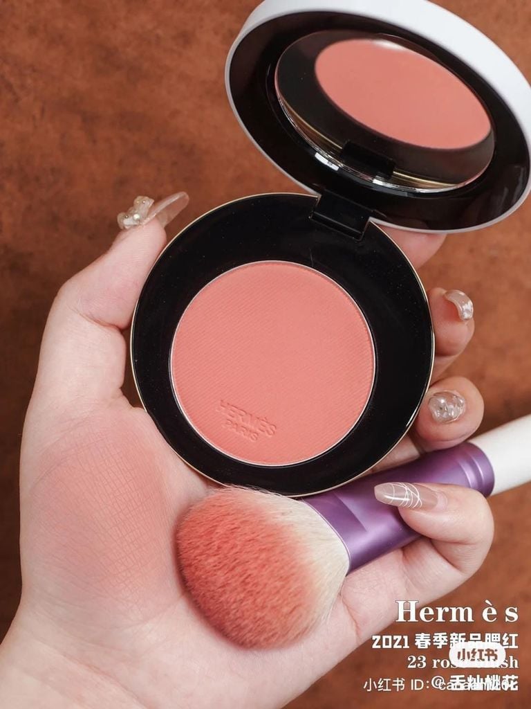 Phấn Má Hồng Hermès Silky Blush Powder 23 Rose Blush