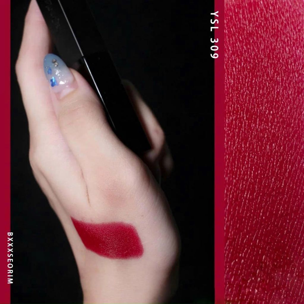 Son YSL The Slim Velvet Radical 309 Fatal Carmin ( Vừa Ra Mắt)