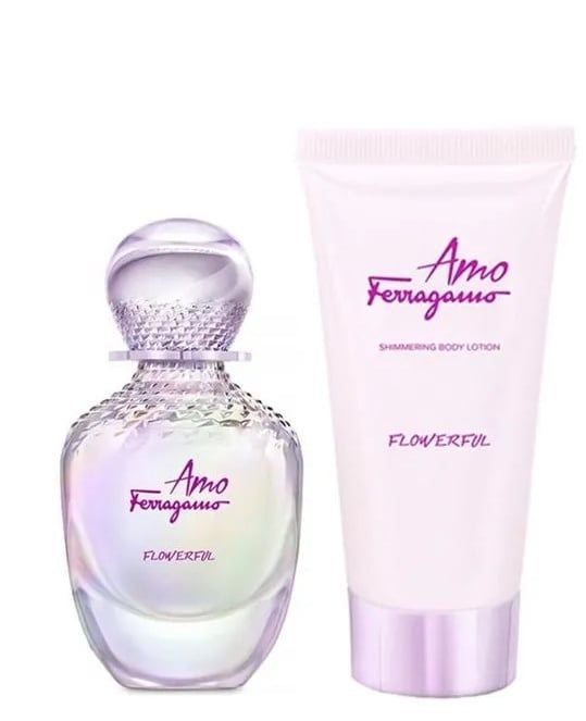 Set Nước Hoa Salvatore Ferragamo Amo Ferragamo Flowerful  ( 30ML + 30ML )
