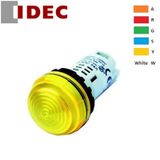 Các loại đèn báo led không biến thế, IP65 mặt vòm D22 Idec