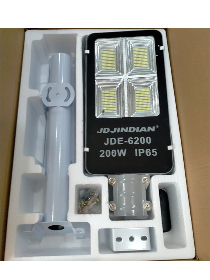200w, JDE6200_Đèn đường năng lượng mặt trời.