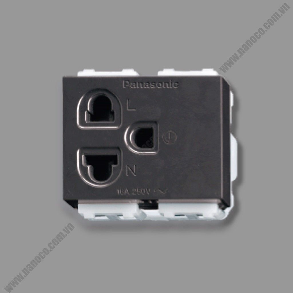 Công tắc ổ cắm màu đen xám Panasonic