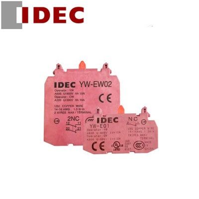 Các loại tiếp điểm phụ IDEC dùng cho thiết bị mã YW