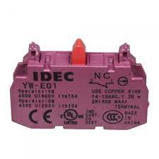 Các loại tiếp điểm phụ IDEC dùng cho thiết bị mã YW