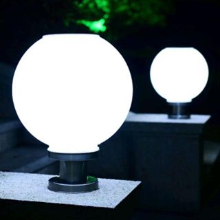 3W, JD-X75_Đèn sân vườn, đèn trụ cổng năng lượng mặt trời.