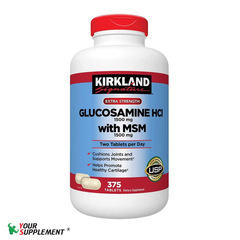 GLUCOSAMINE KIRKLAND- 375 TABLETS