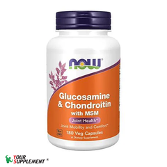 Hỗ Trợ Sụn Khớp GLUCOSAMINE & CHONDROITIN Now - 180 viên