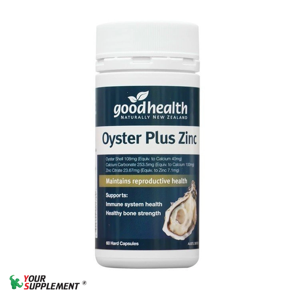 Bổ sung tinh chất hàu Oyster Plus Zinc GOOD HEALTH - 60 viên