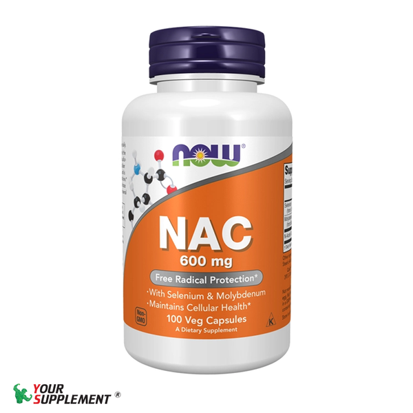 Bảo vệ Gan NAC/N-acetyl cysteine NOW 600 mg - 100 viên