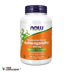 Thảo Dược Sâm Ấn Độ ASHWAGANDHA Now - 180 viên