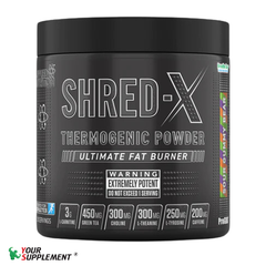 [DEAL XẢ KHO] Hỗ trợ giảm cân | SHRED-X -  Applied Nutrition - 300Gr (30 SERVINGS)