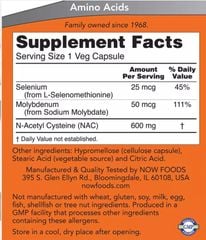 NAC, 600 mg, 250 Veg Capsules (Improve liver function)
