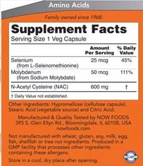 Bảo vệ Gan NAC/N-acetyl cysteine NOW 600 mg - 250 viên