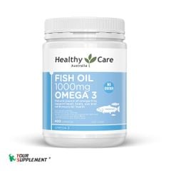 Dầu Cá OMEGA 3 1000mg Healthy Care - 400 viên