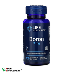 Boron 3mg 100 Capsules - LifeExtension