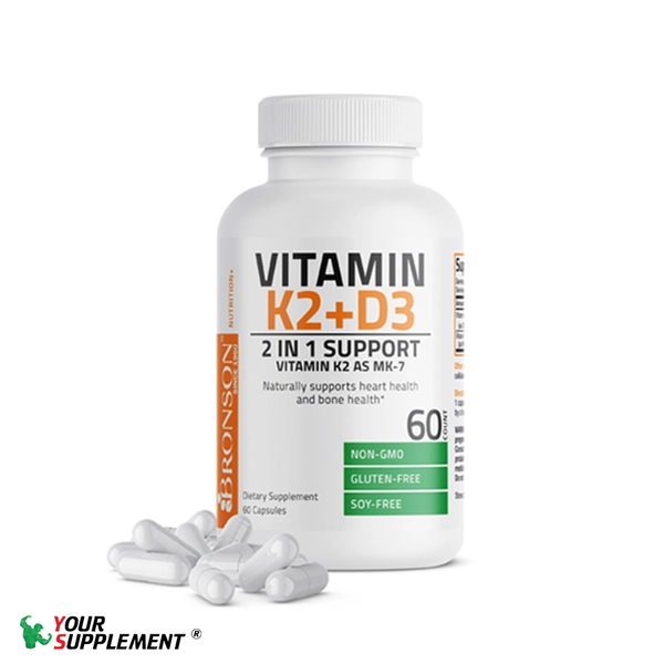 Vitamin K2 MK-7 Plus Vitamin D3