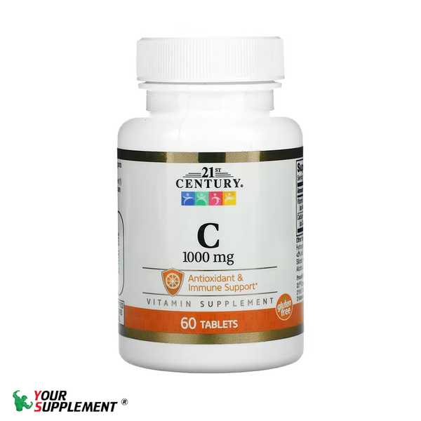 21st Century, Vitamin C, 1,000 mg, 60 Tablets