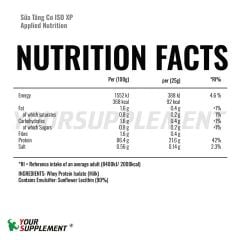 Sữa Tăng Cơ ISO XP Applied Nutrition 1KG (40 servings)
