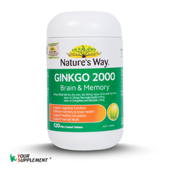 Bổ sung GINKGO 2000 Nature's Way - 100 viên