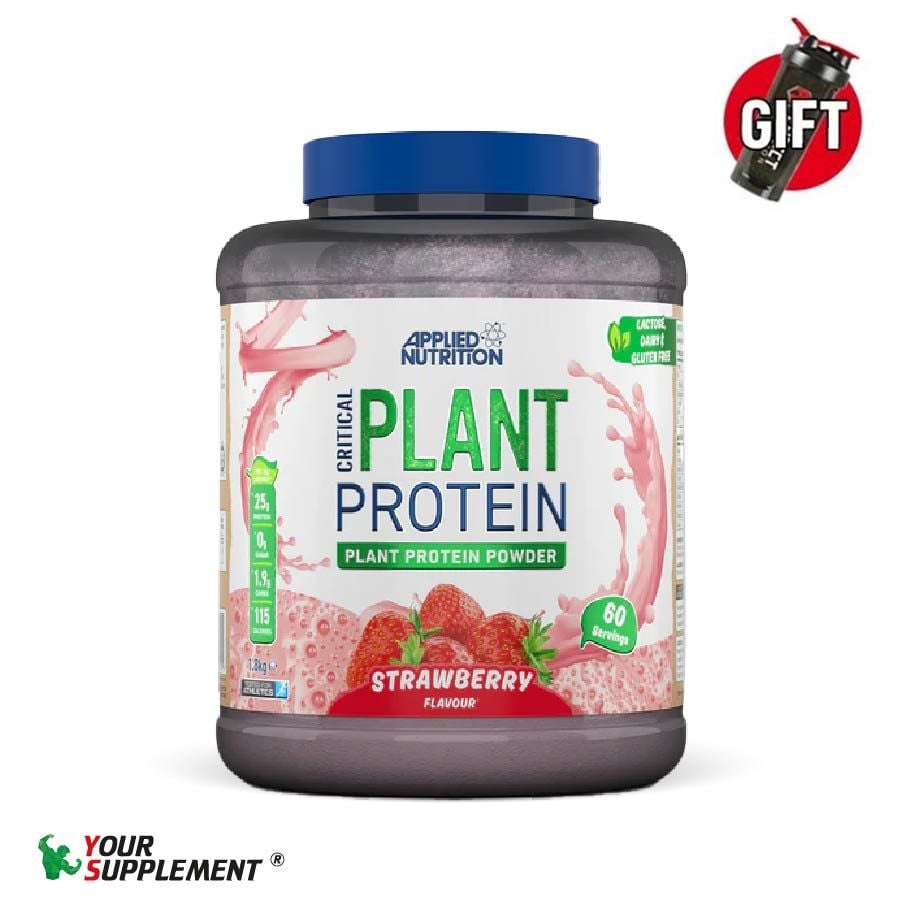 Sữa Tăng Cơ Thực Vật CRITICAL PLANT PROTEIN (VEGAN PRO) Applied Nutrition - 1,8 kg (60 servings)