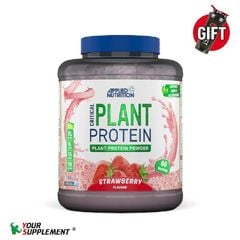 Sữa Tăng Cơ Thực Vật CRITICAL PLANT PROTEIN (VEGAN PRO) Applied Nutrition - 1,8 kg (60 servings)