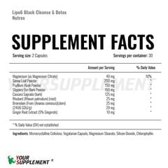[DEAL XẢ KHO] Hỗ Trợ Hệ Tiêu Hoá LIPO 6 CLEANSE & DETOX Nutrex - 60 viên