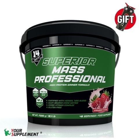 Sữa Tăng Cân MASS PROFESSIONAL Superior 14 - 1KG (6 servings)