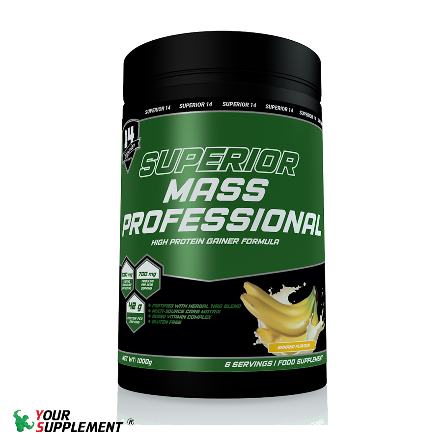 Sữa Tăng Cân MASS PROFESSIONAL Superior 14 - 1KG (6 servings)