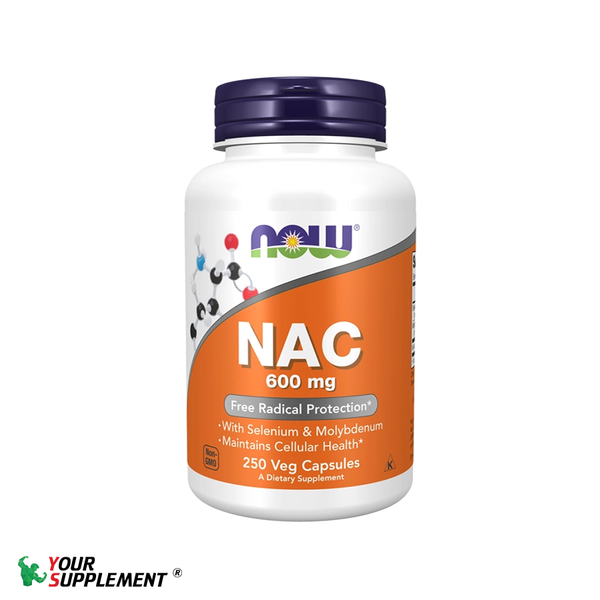 NAC, 600 mg, 250 Veg Capsules (Improve liver function)