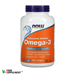 Omega 3 NOW - 200 Softgels