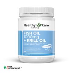 Dầu Cá OMEGA 3 1000mg Healthy Care - 400 viên