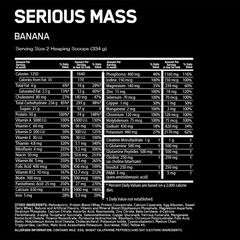 [DEAL XẢ KHO] Sữa Tăng Cân SERIOUS MASS Optimum Nutrition 5,4KG (16 servings)