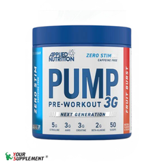 PUMP 3G PRE-WORKOUT 375G (CAFFEINE FREE)