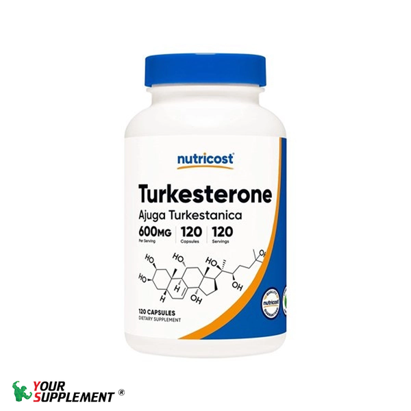 Nutricost Turkesterone - Phát triển cơ và phục hồi cơ bắp, 600 mg - 120 Viên