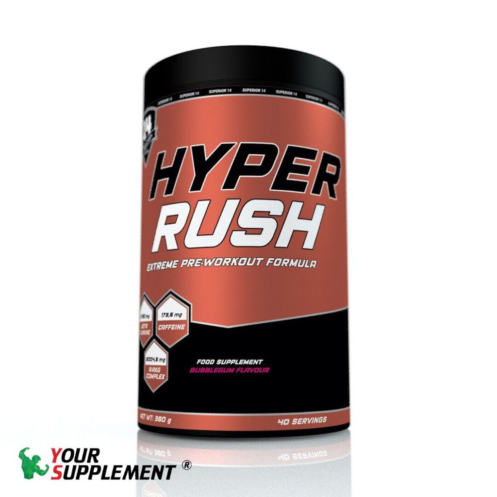 SUPERIOR 14 PRE-WORTOUT - HYPER RUSH - 40 SERVINGS