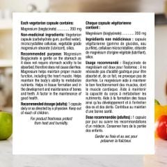 MAGNESIUM Bisglycinate Webber Naturals - 120 viên