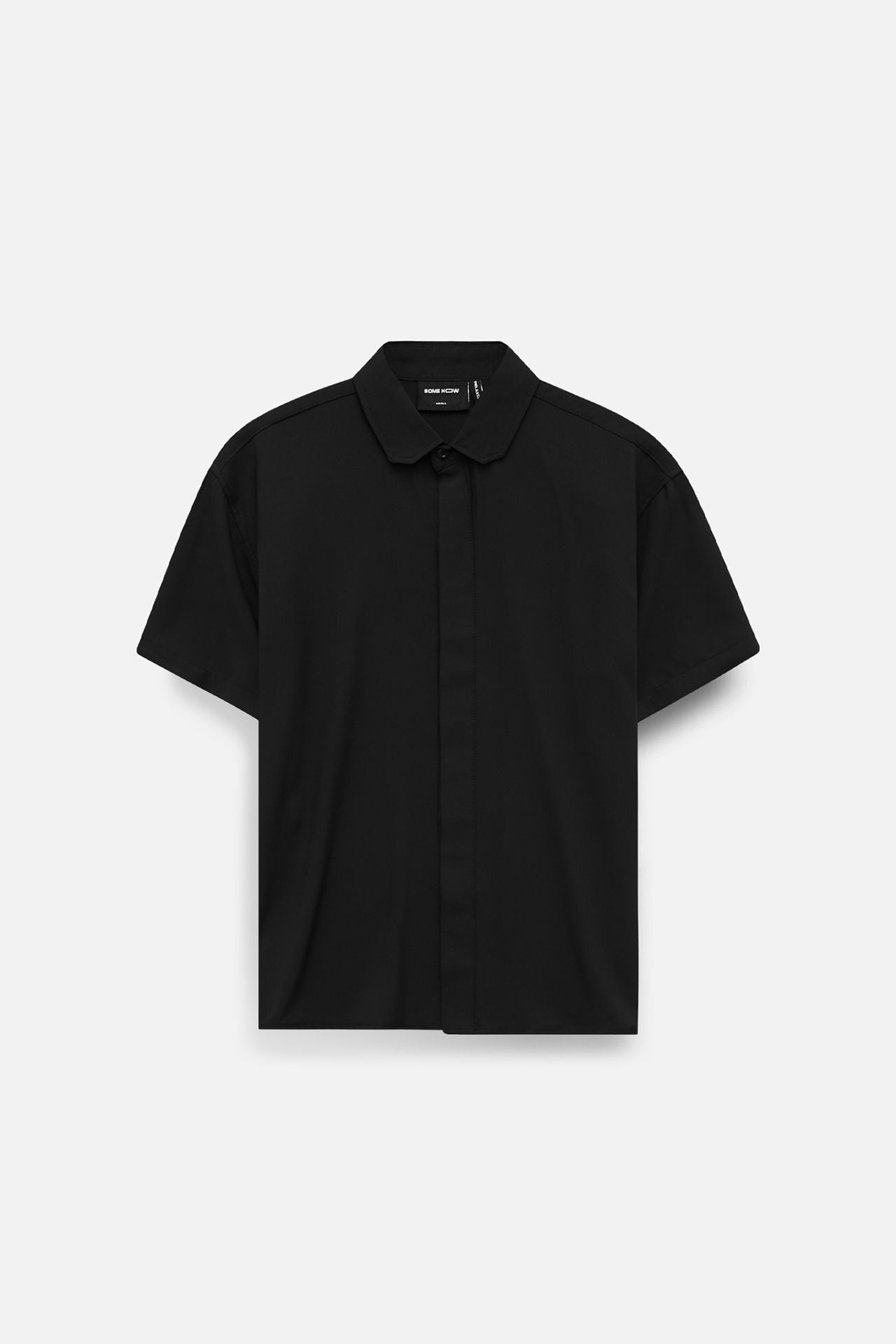 Áo Sơ Mi Back Thickline Black Brown BTW