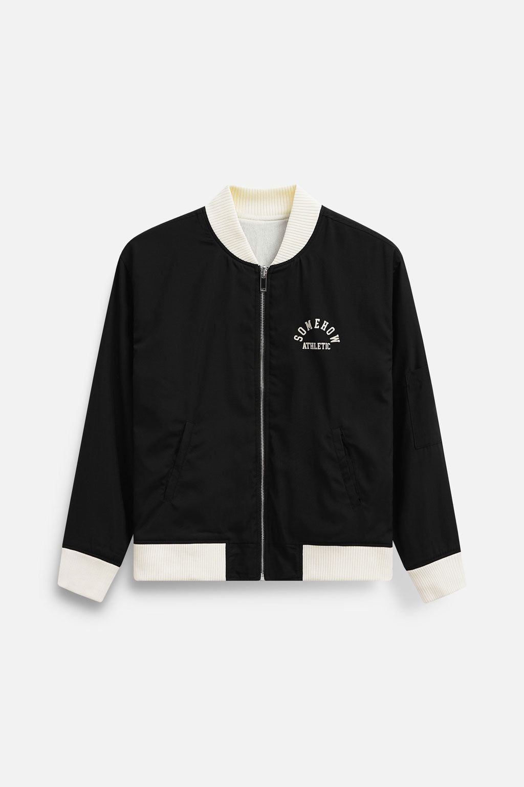 Áo Khoác Boxy Cord Beige Black