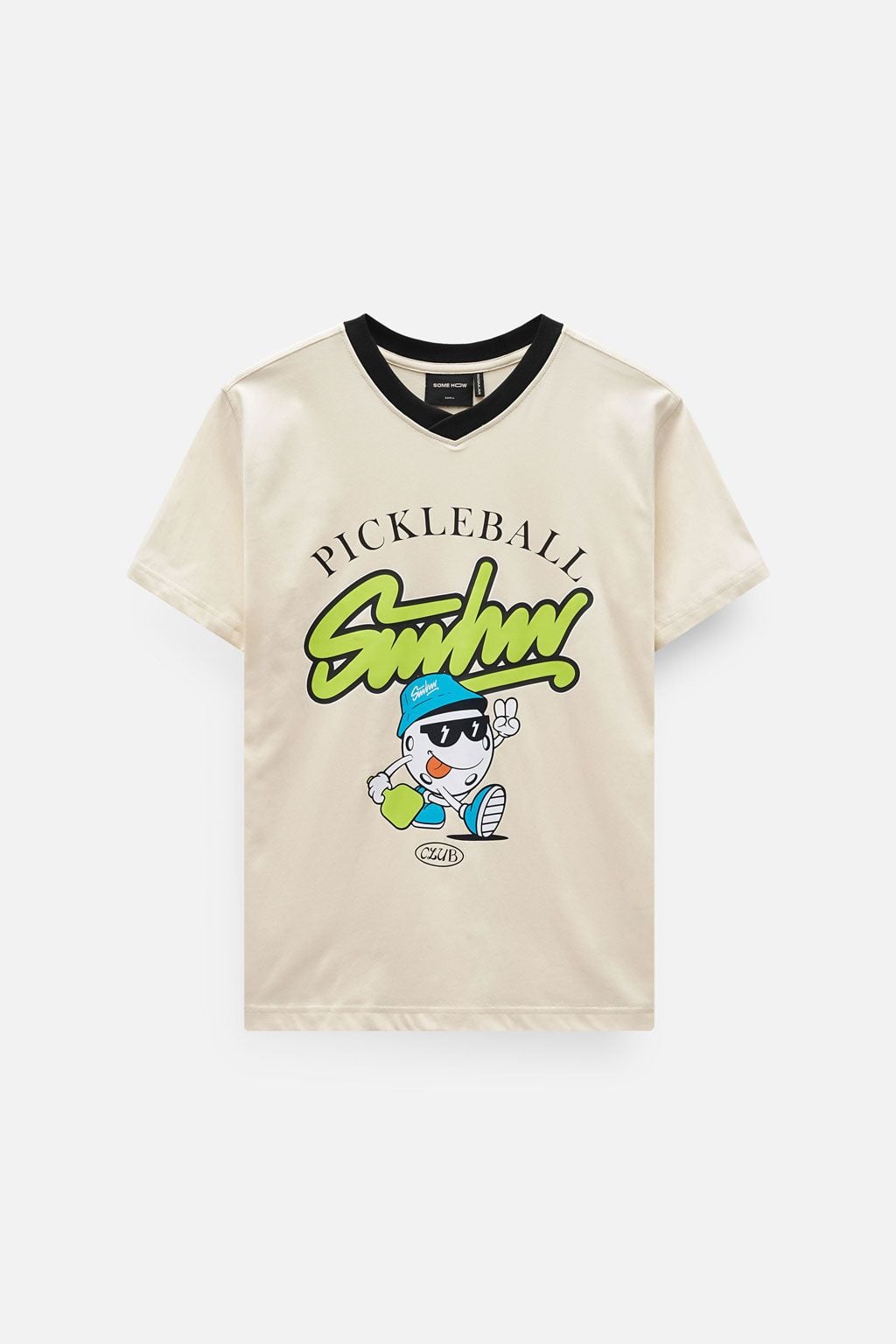 Áo Thun Pickleball Black Neck