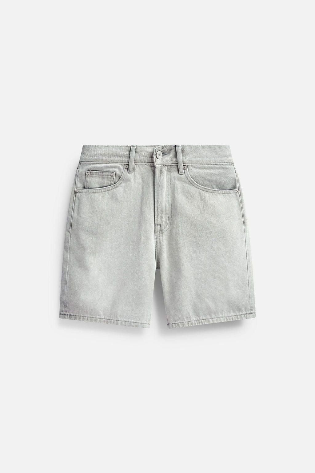 Quần Short Straight Jean Basic