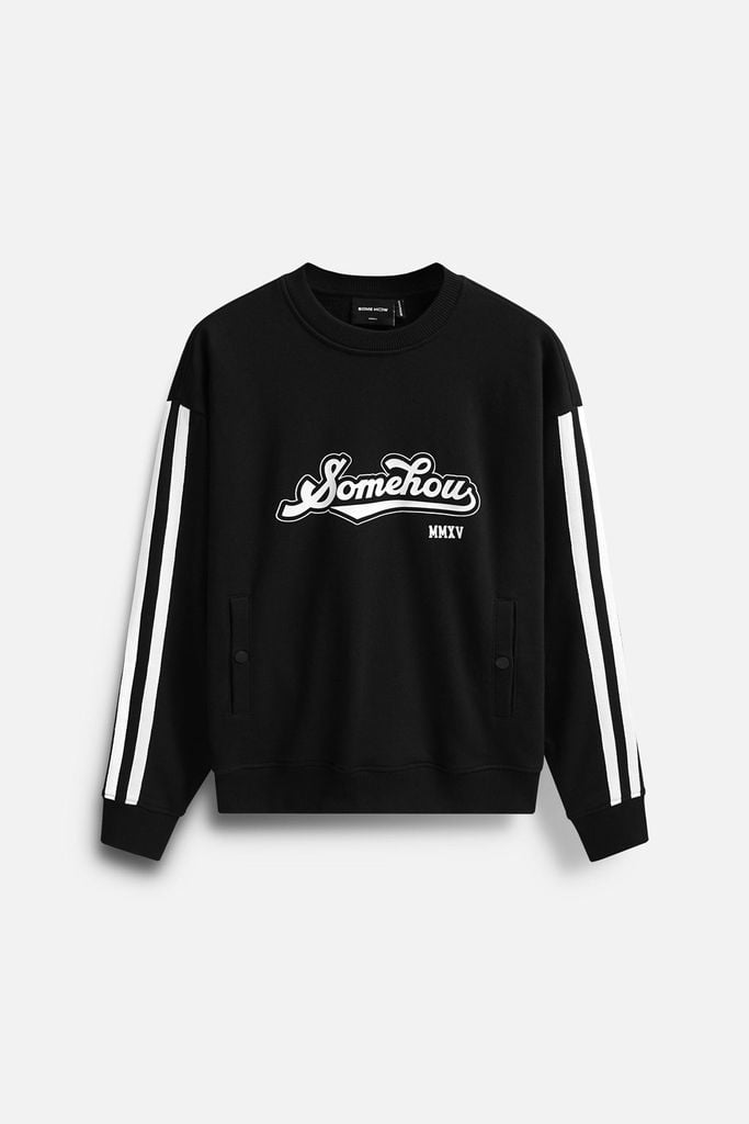  Áo Nỉ Vintage Athletic Snap 